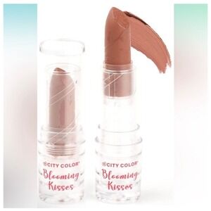 City Color‎ Blooming Kisses Lipstick Aster Brown Mauve Makeup New